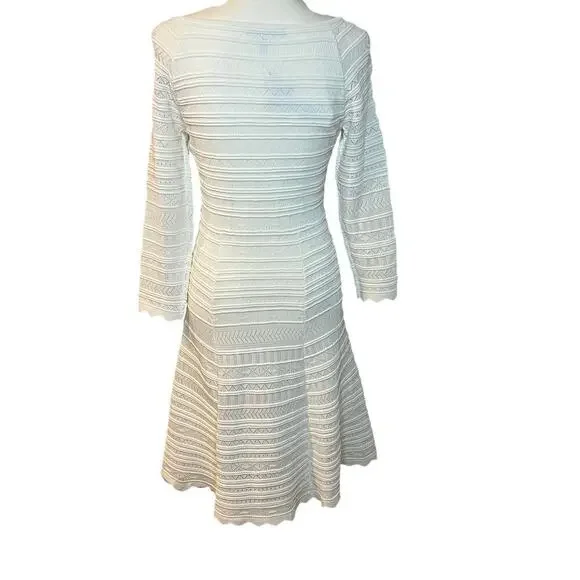 Antonio Melani Nancy Knit Dress Ivory Small S NEW Retail $159 - Picture 5 of 10